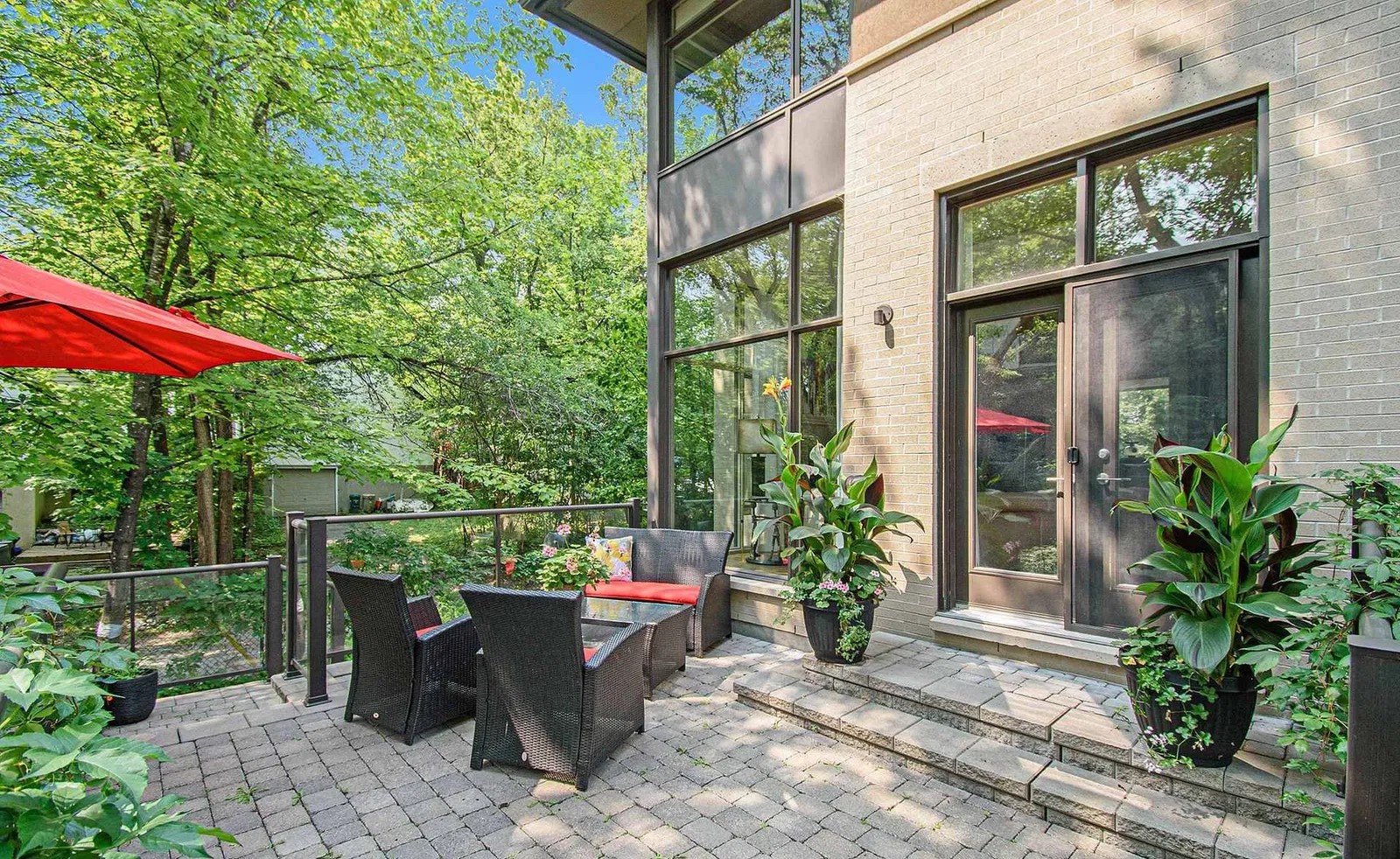 Outdoor seating area
