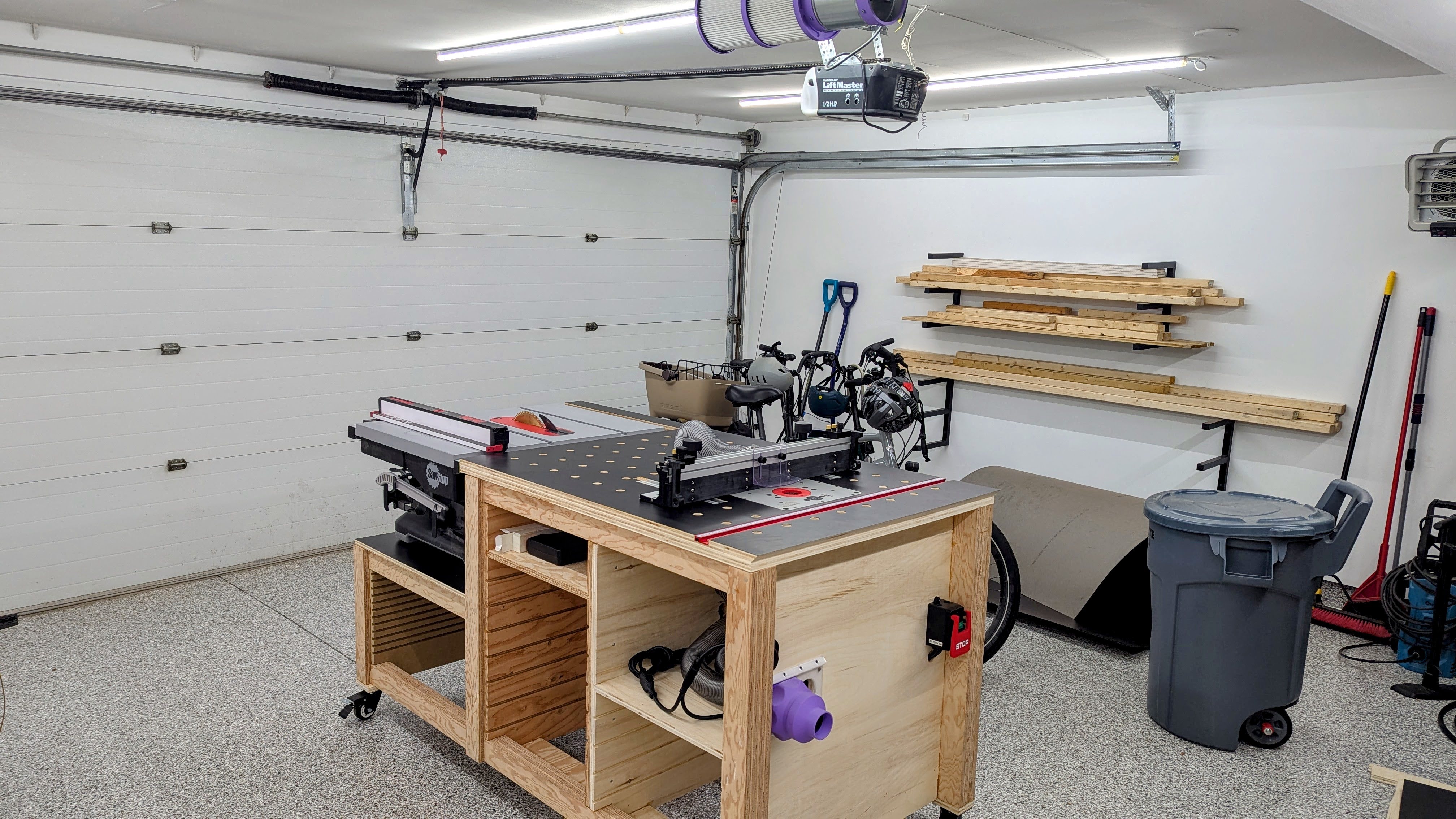 Second view of the garage